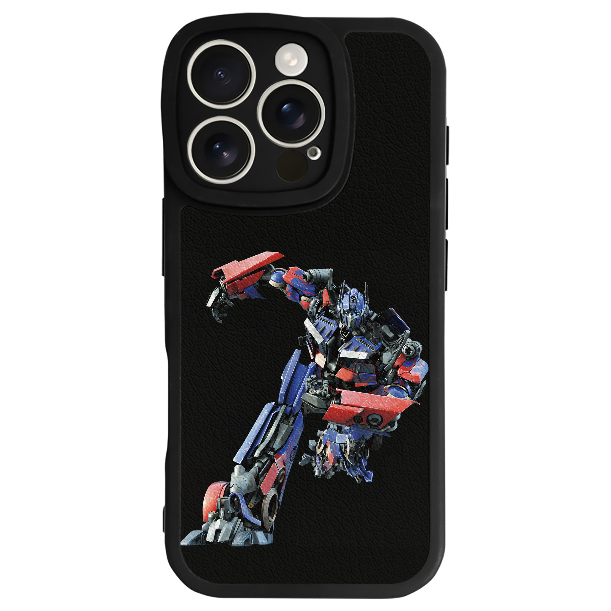 （画像用） Transformers トランスフォーマー 【iPhone 16シリーズ対応】シリコンスマホケース（レザー調） 材質：シリコン